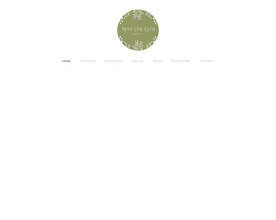 Best day ever events weddingplanner Logo