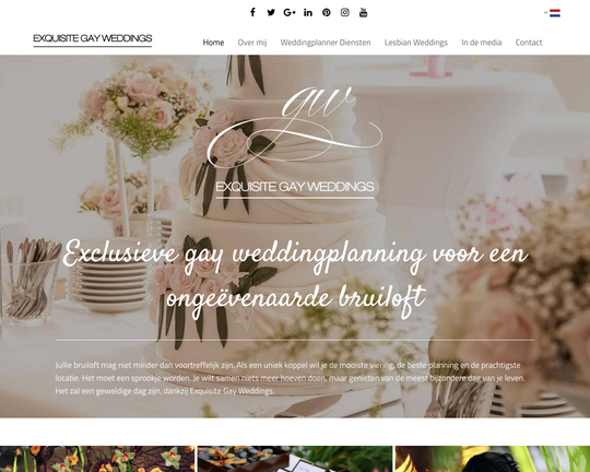 Exquisite Gay Weddings Logo