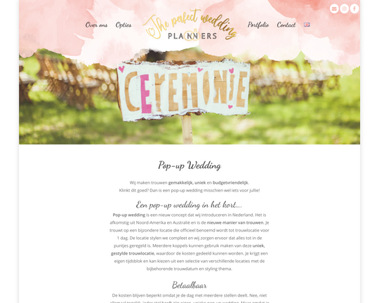 Pop up Wedding Logo