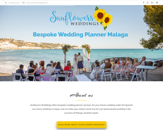 Sunflowers Wedding Logo
