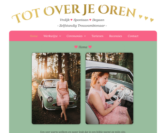 Tot over je oren Logo