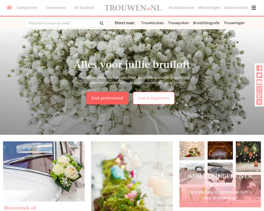 Trouwen en bruiloft plannen Trouwen.nl Logo