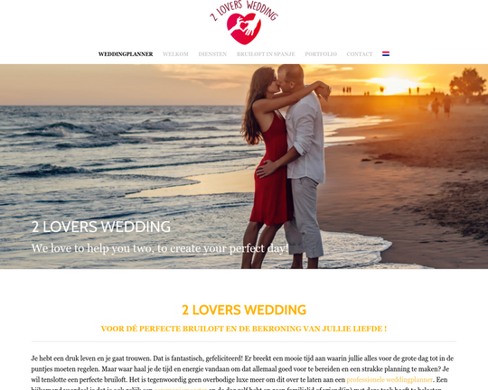 Two Lovers Wedding Logo