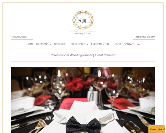 Your Weddings & Events Logo